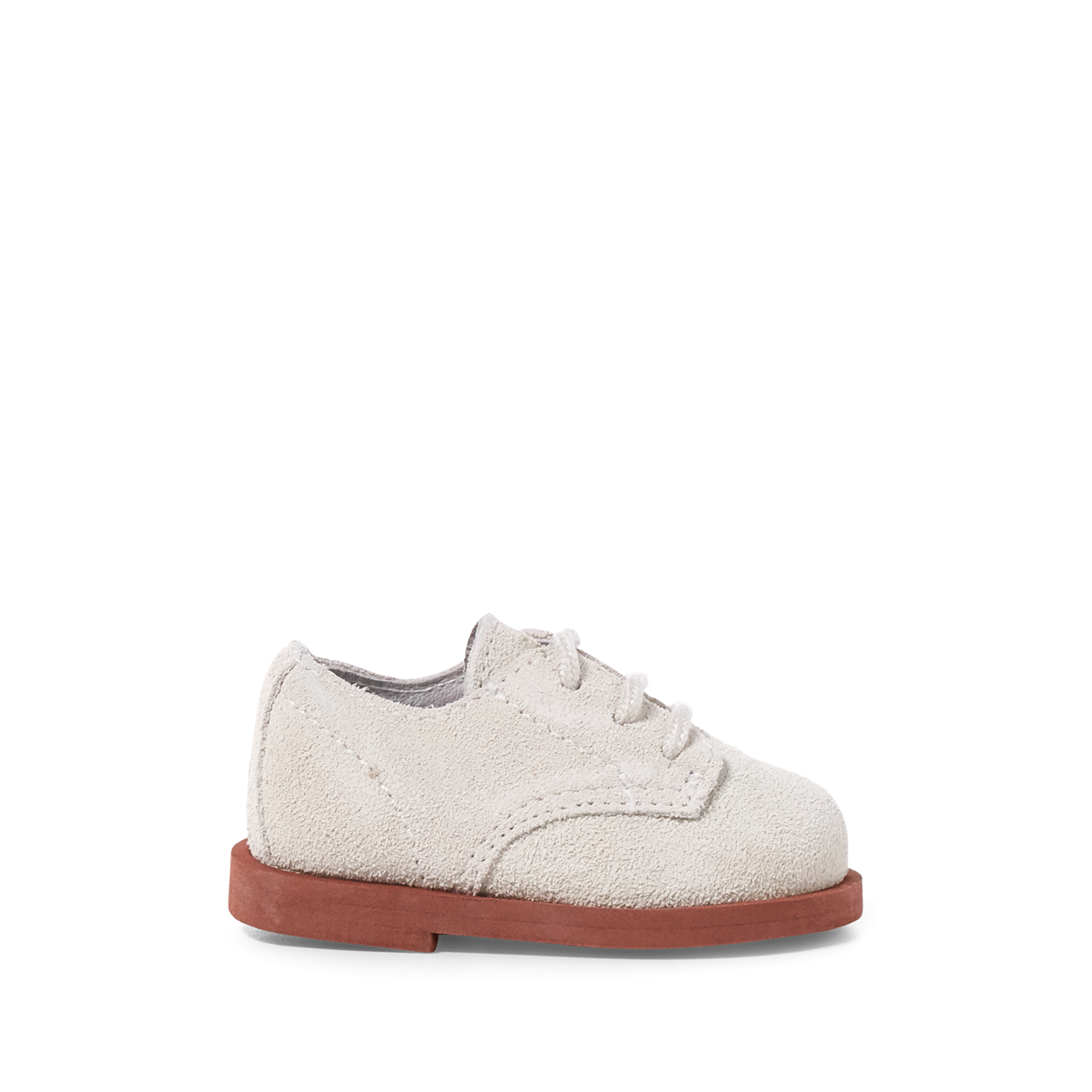 Детские туфли Ralph Lauren Suede Morgan Oxford, цвет: Белый — фото 5