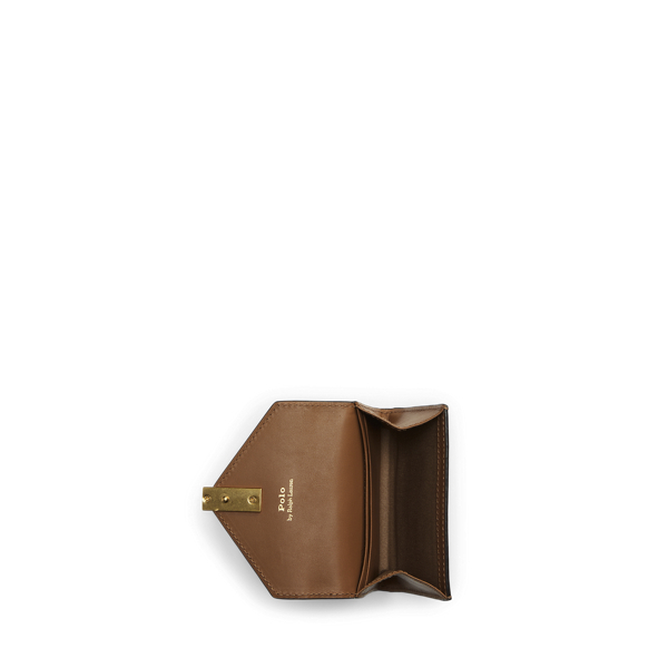 Polo ID Leather Fold-Over Card Case | Ralph Lauren® Australia