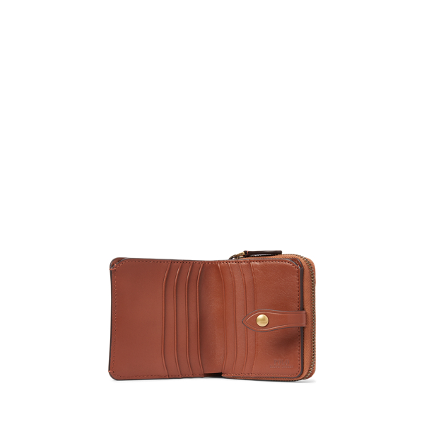 Saddle New Orleans Polo Bear Compact Wallet Polo Ralph Lauren 3