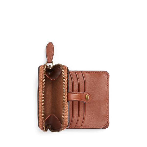 Saddle New Orleans Polo Bear Compact Wallet Polo Ralph Lauren 4
