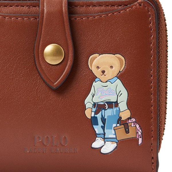 New Orleans Polo Bear Compact Wallet for Women | Ralph