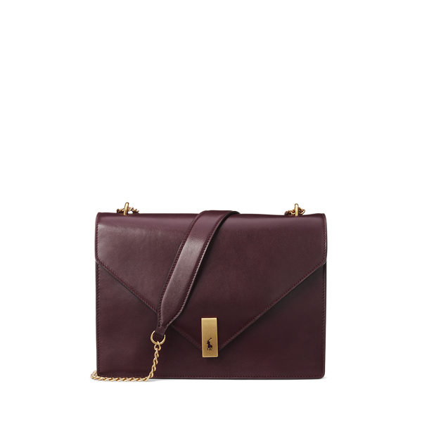 Polo ID Calfskin Envelope Chain Bag Polo Ralph Lauren 1