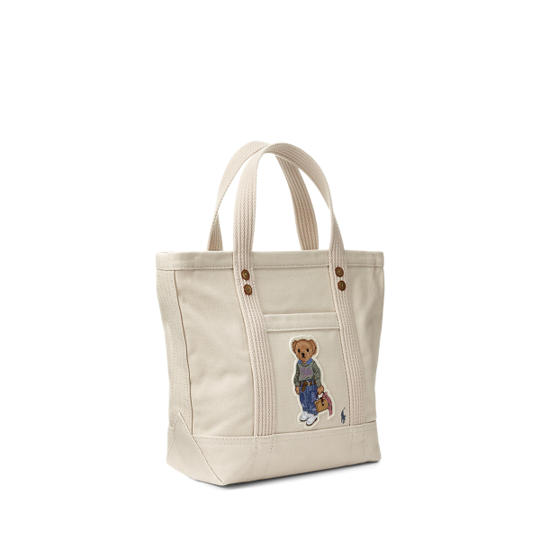 Canvas Small New Orleans Polo Bear Tote for Women Ralph Lauren® UK