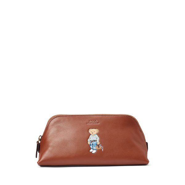 New Orleans Polo Bear Cosmetic Case