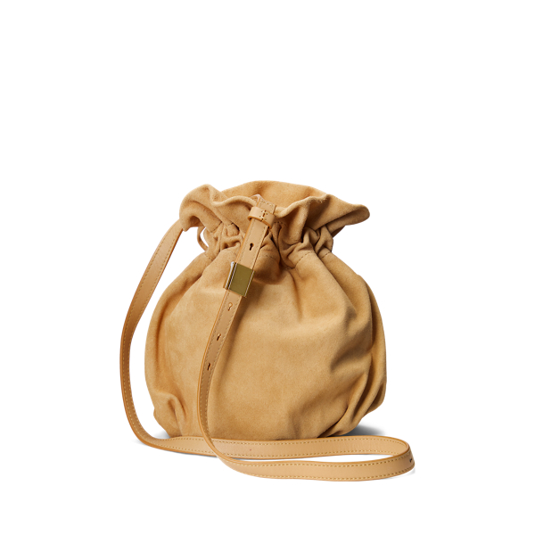 Die Wildleder-Pochette mit Pony Polo Ralph Lauren in Bernstein 6