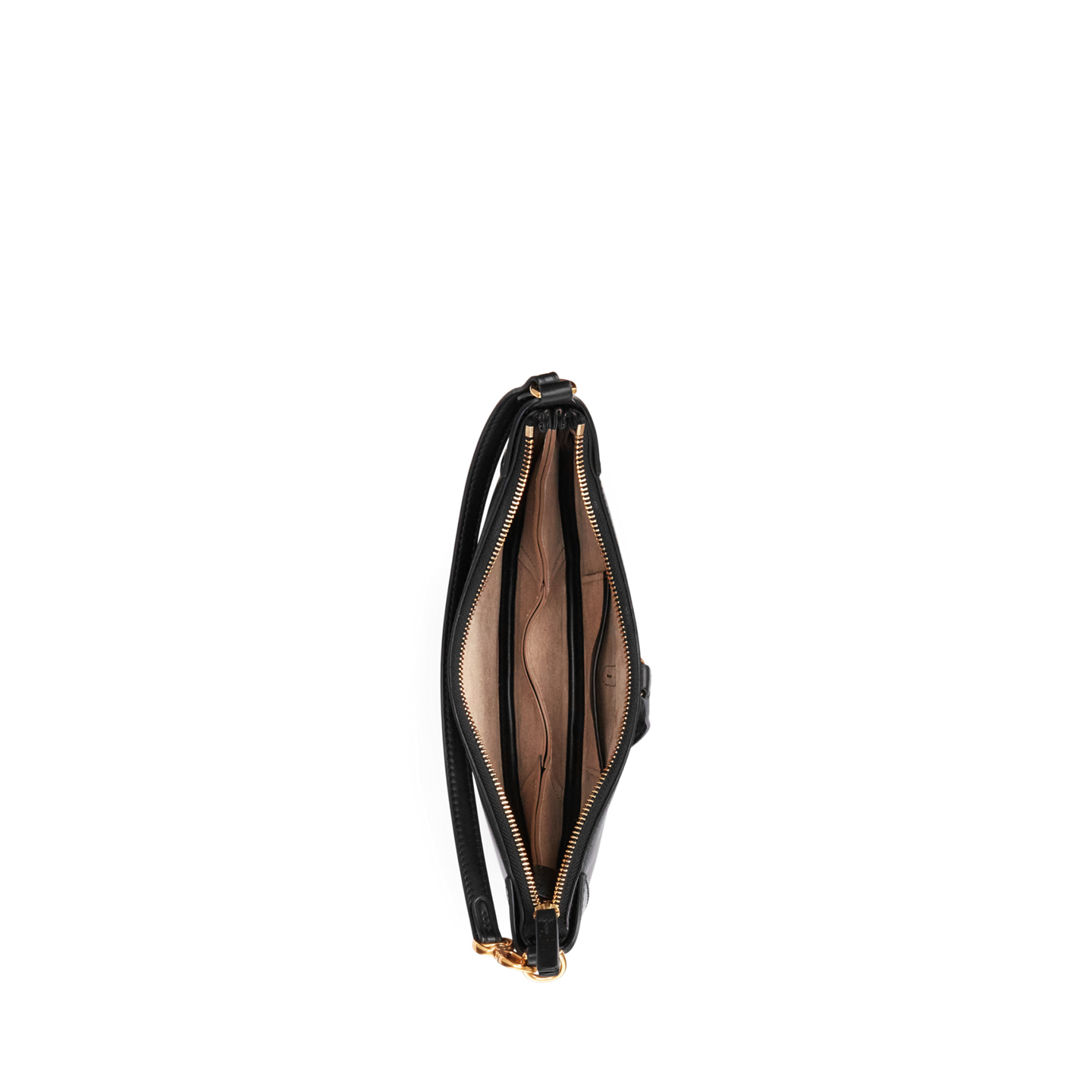 Женская сумка Ralph Lauren Polo ID Calfskin Mini Shoulder, цвет: Чёрный — фото 2