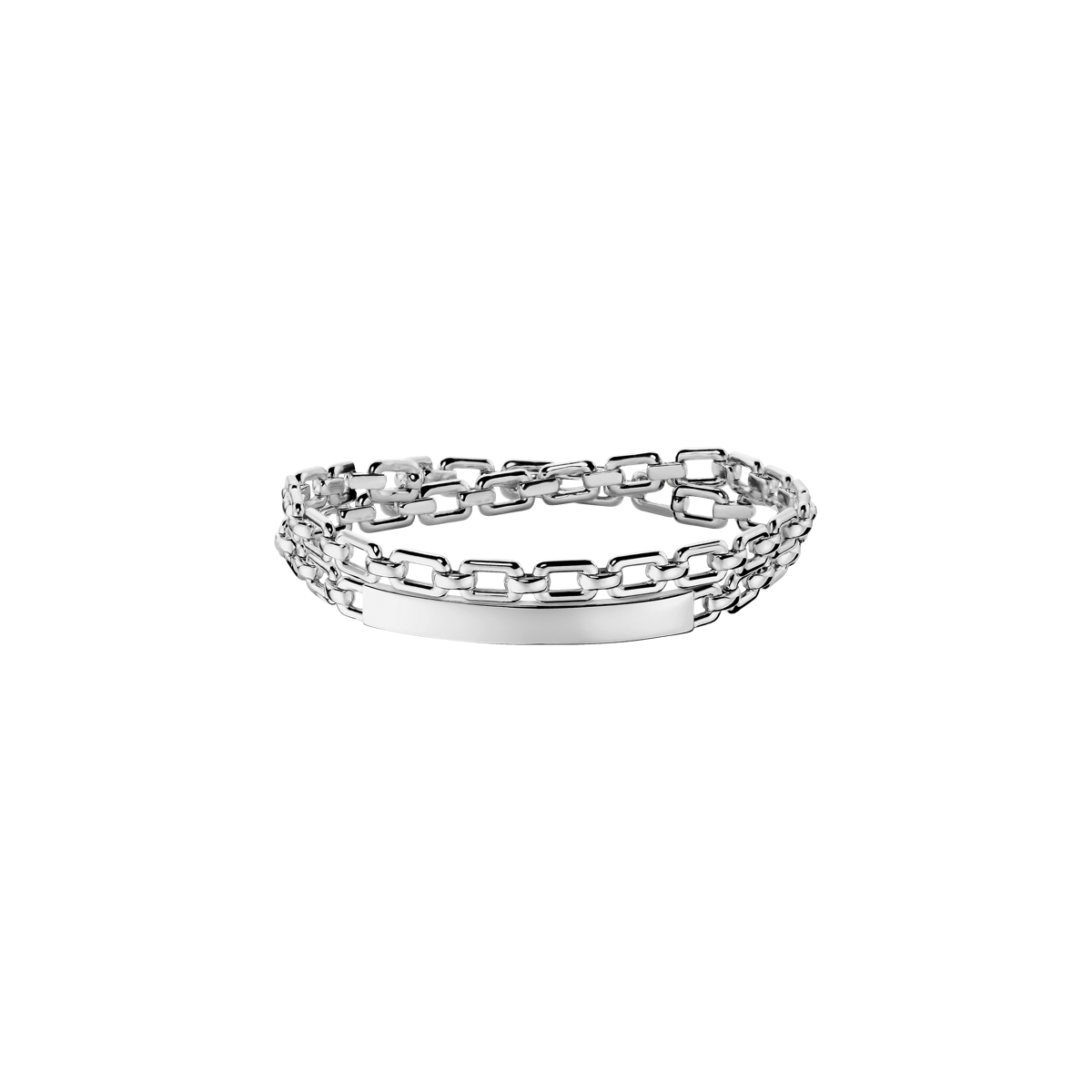 Ralph Lauren急上昇 !!ハンドメイドSterling Silver ID Bracelet Sterling Silver ID Bracelet