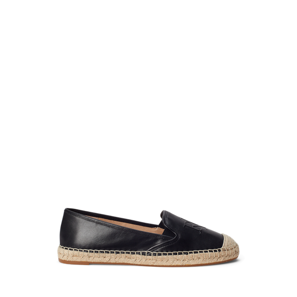 Espadrilles Corinna en cuir tann&eacute; Lauren en 1