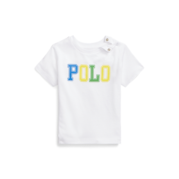 T-shirt em malha de algod&atilde;o com log&oacute;tipo