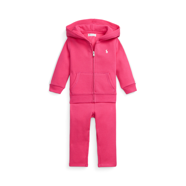 Fleece Full-Zip Hoodie and Trouser Set