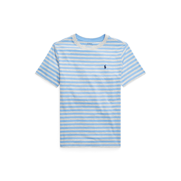 Striped Cotton-Blend Jersey T-Shirt Boys 6-14 Years 1