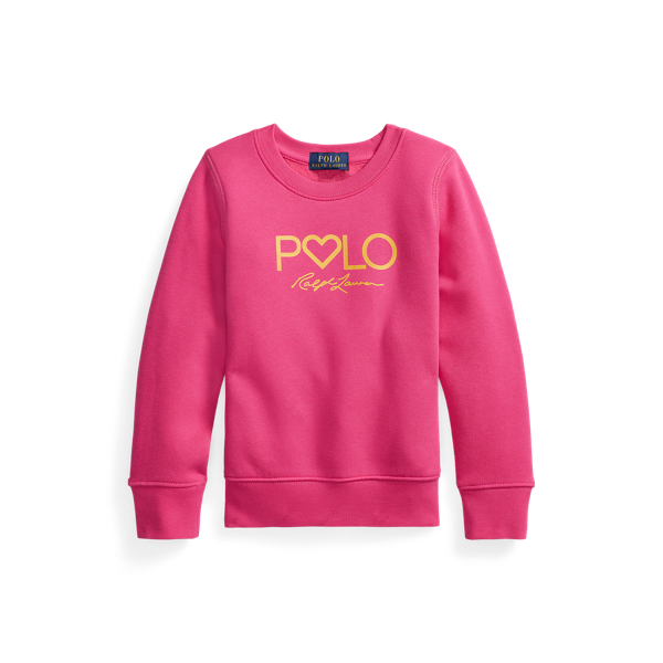 Logo Fleece Pullover Girls 1.5-6.5 Years 1