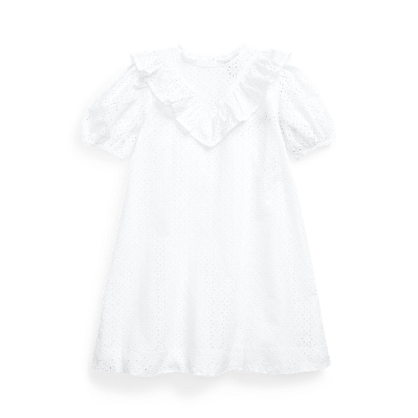 Eyelet-Embroidered Cotton Dress