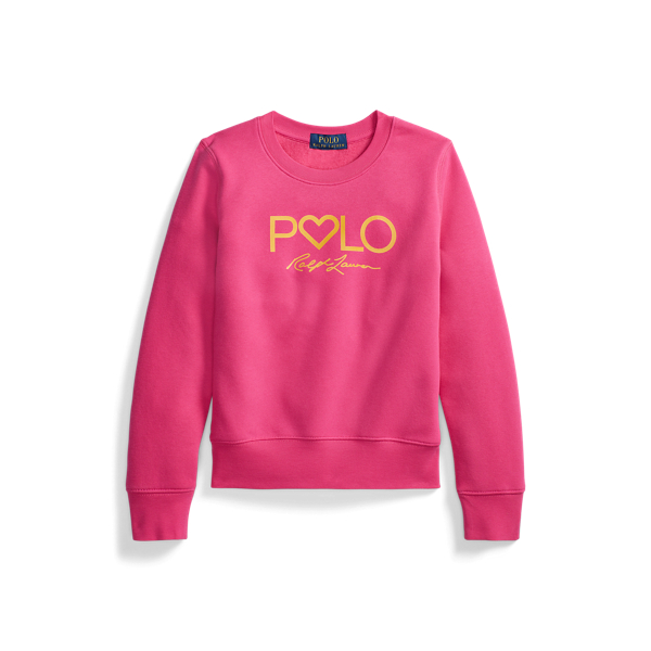 Logo Fleece Pullover Girls 7-14 Years 1