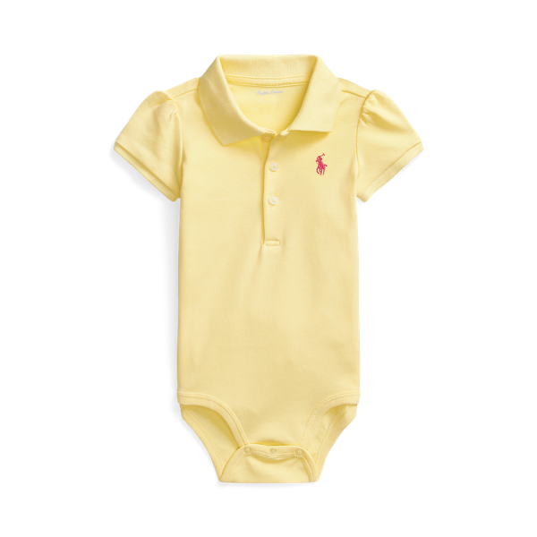 Soft Cotton Polo Bodysuit