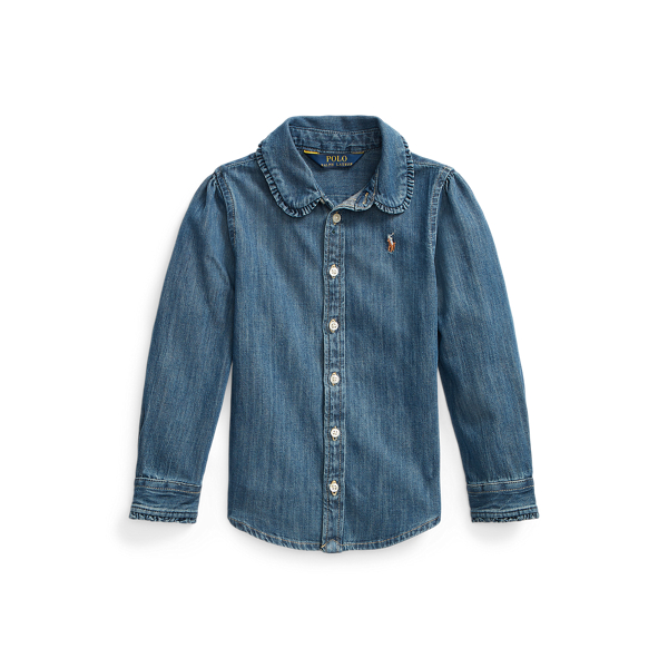 Chemise denim indigo