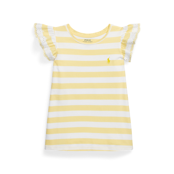 Eyelet Cotton Jersey Top