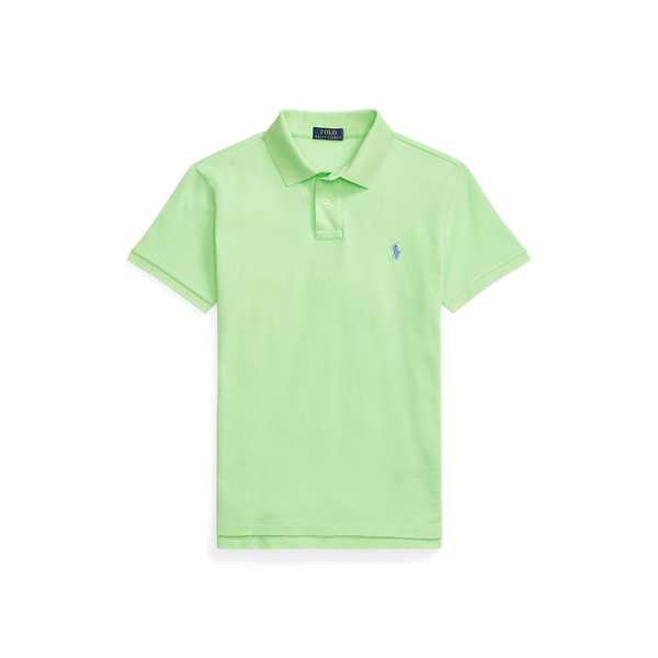 Custom Slim Fit Mesh Polo Shirt Polo Ralph Lauren 1