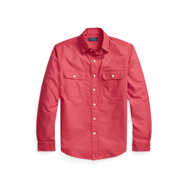 Custom Fit Garment-Dyed Oxford Workshirt Polo Ralph Lauren 1
