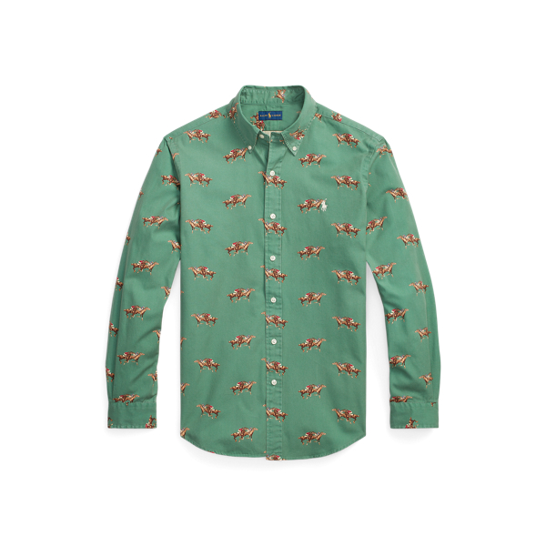 Custom Fit Garment-Dyed Twill Shirt Polo Ralph Lauren 1
