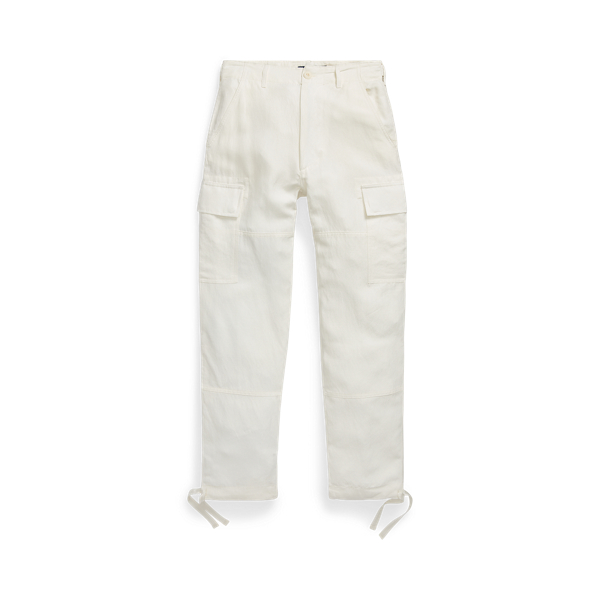 Pantal&oacute;n de carga de sarga de mezcla de seda Polo Ralph Lauren en 1