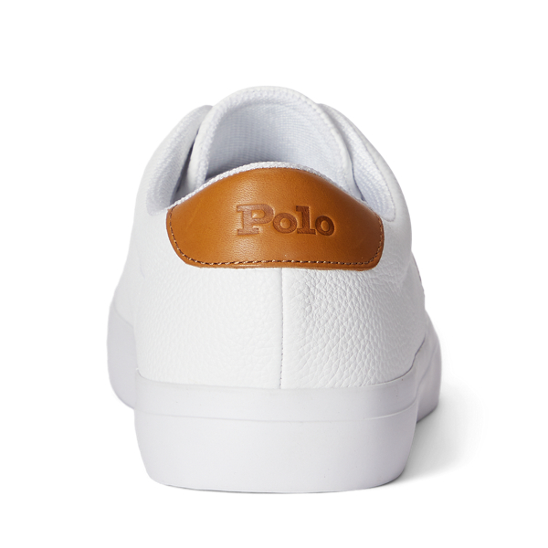 White/Multi Pp Longwood Leather Sneaker Polo Ralph Lauren 3