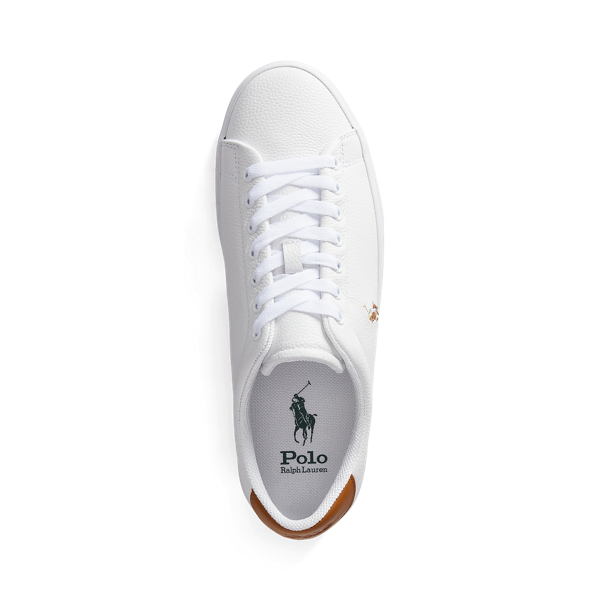 White/Multi Pp Longwood Leather Sneaker Polo Ralph Lauren 4
