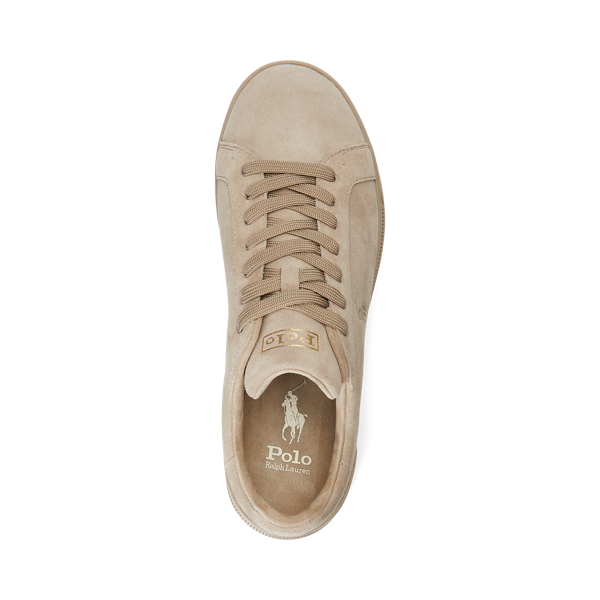 Ralph lauren suede trainers best sale