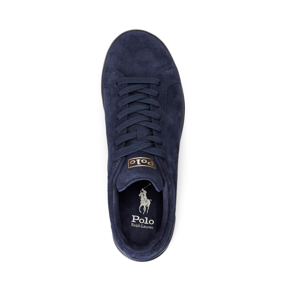 Ralph lauren suede trainers hotsell