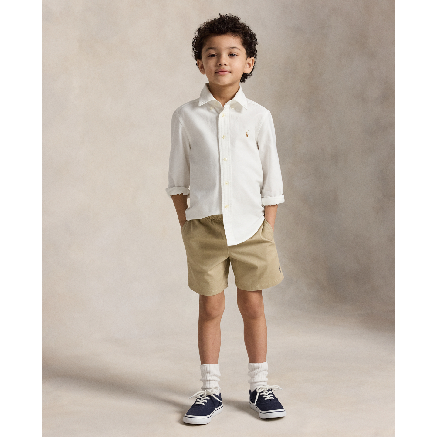 Шорты Ralph Lauren Stretch Chino Short, цвет: Хаки — фото 4