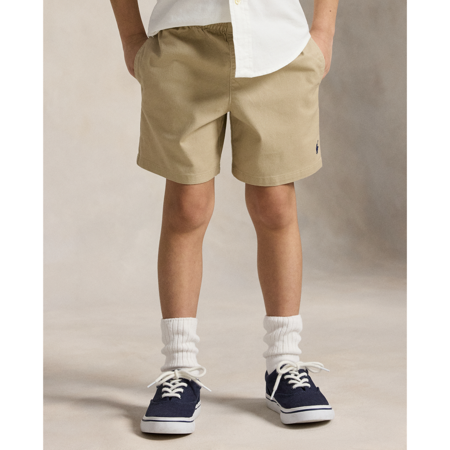 Шорты Ralph Lauren Stretch Chino Short, цвет: Хаки — фото 2
