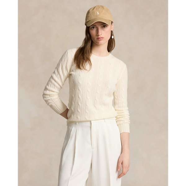 Women s Cream Polo Ralph Lauren Sweaters Ralph Lauren