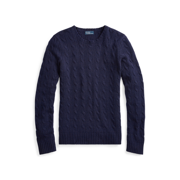 Ralph lauren cashmere cable knit sweater store