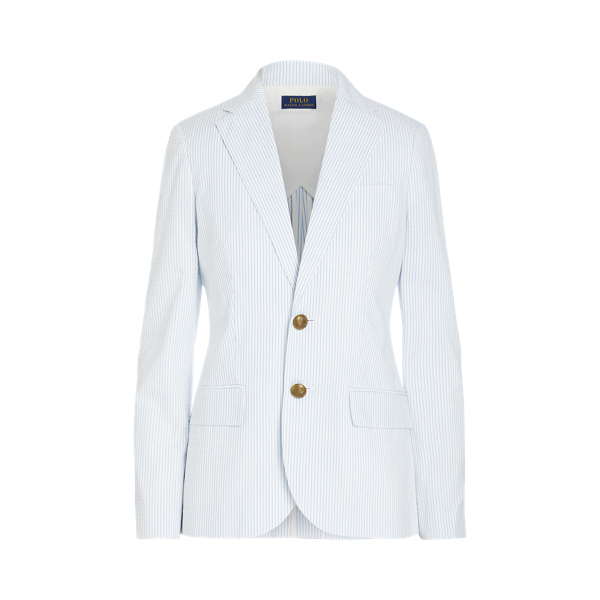 Ralph lauren women's white blazer best sale