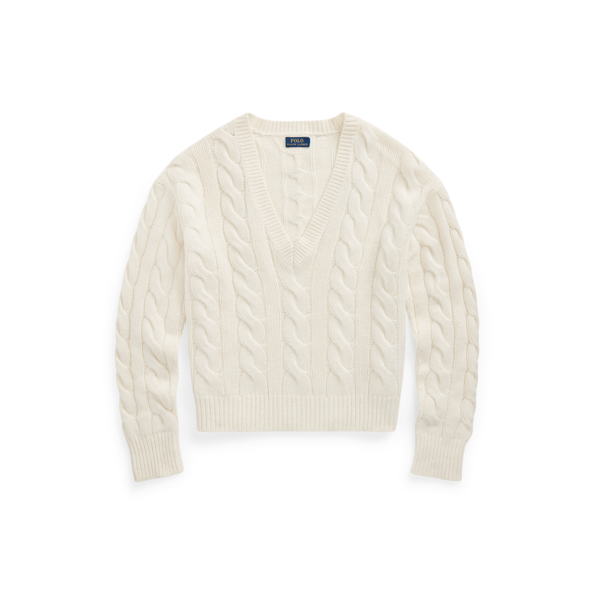 Cable knit cashmere sweater ralph lauren online