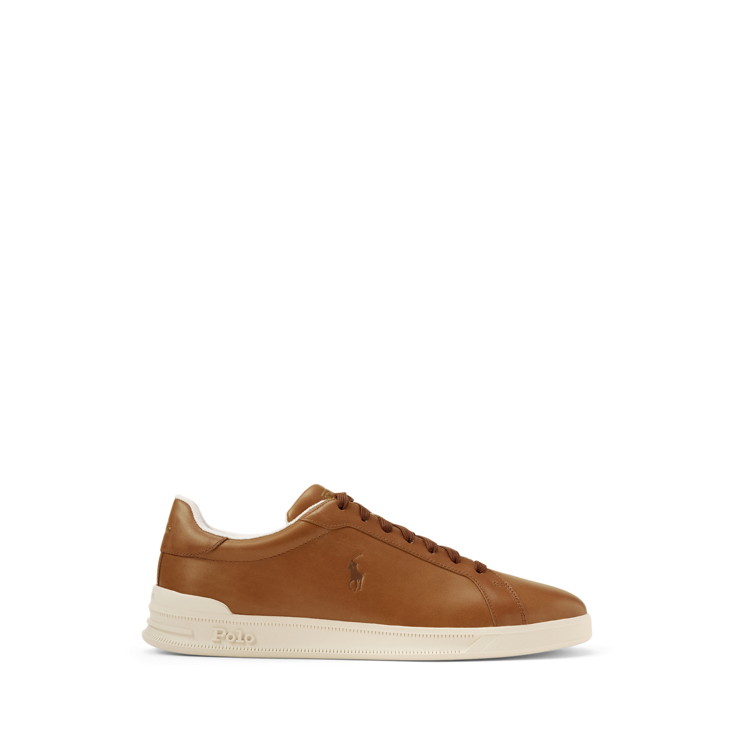 Мужские кроссовки Ralph Lauren Heritage Court II Leather, цвет: Polo Pale Russet — фото 4