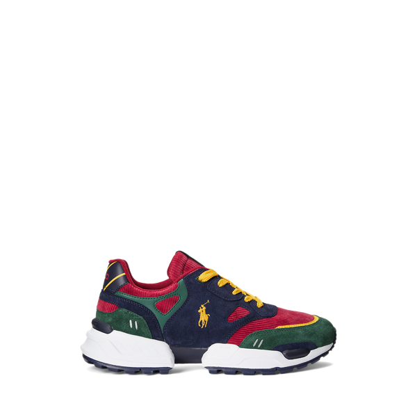 Jogger Suede and Corduroy Trainer Polo Ralph Lauren 1