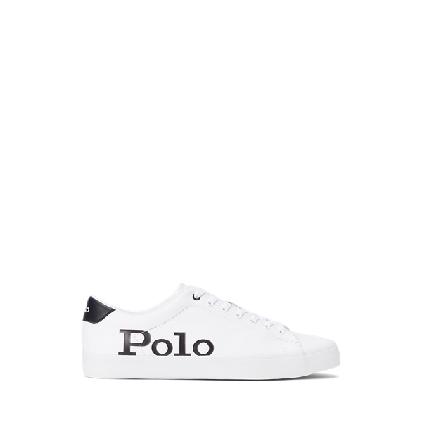 Longwood Logo Leather Trainer