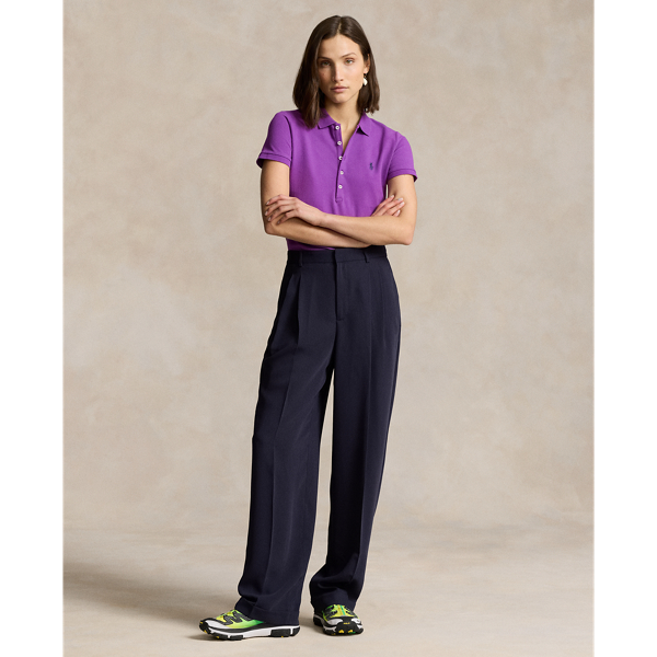 Paloma Purple Slim Fit Stretch Polo Shirt Polo Ralph Lauren 4