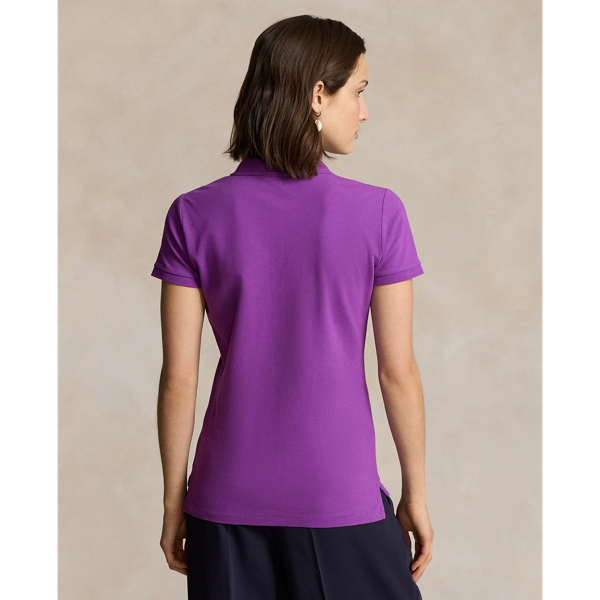 Paloma Purple Slim Fit Stretch Polo Shirt Polo Ralph Lauren 5