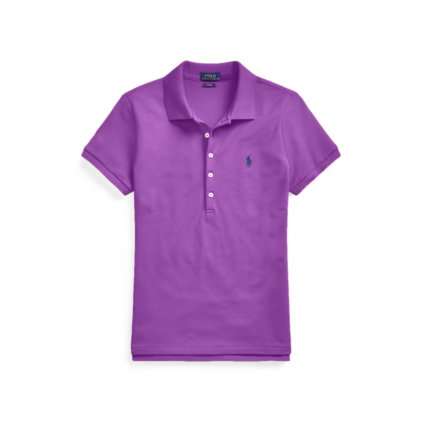 Paloma Purple Slim Fit Stretch Polo Shirt Polo Ralph Lauren 2