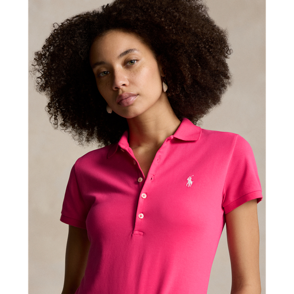 Hot Pink Slim Fit Stretch Polo Shirt Polo Ralph Lauren 6