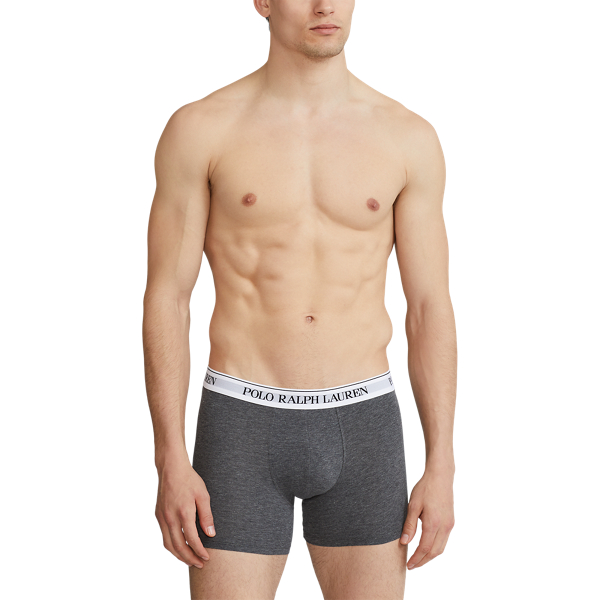 Stretch Cotton Boxer Brief 3 Pack for Men Ralph Lauren UK