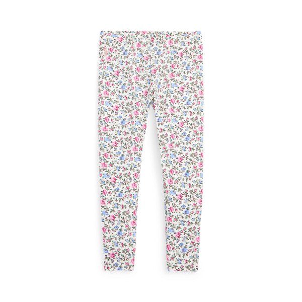 Floral Organic Stretch Jersey Legging