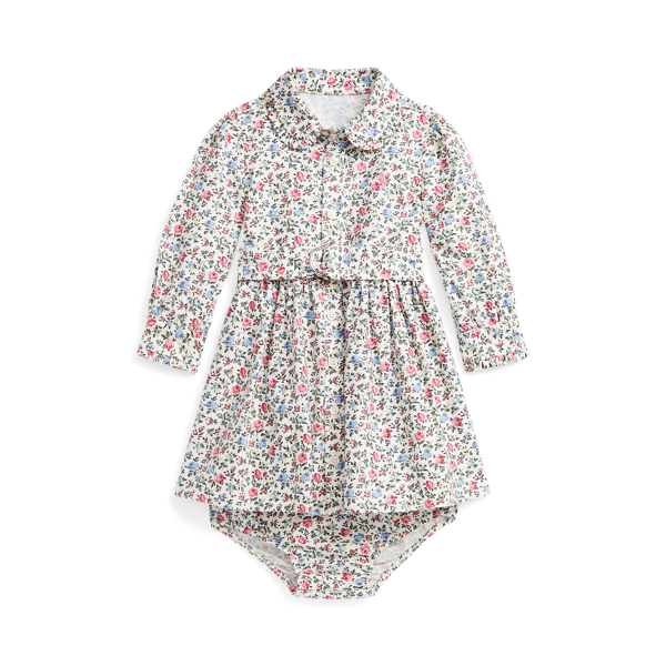 Floral Oxford Shirtdress and Bloomer