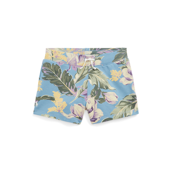 Floral French Terry Short Girls 7-14 Years 1