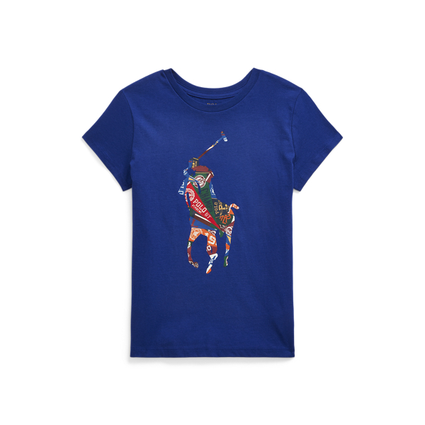 T-shirt Big Pony en jersey de coton Girls 7-14 Years en 1