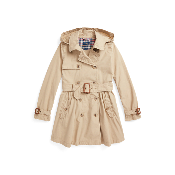 Trench impermeabile con cappuccio Girls 7-14 Years in 1