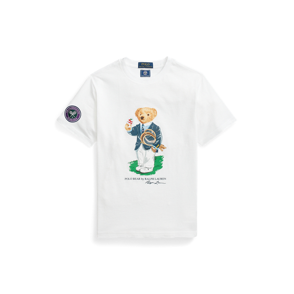 Maglietta Wimbledon Polo Bear in cotone Boys 6-14 Years in 1