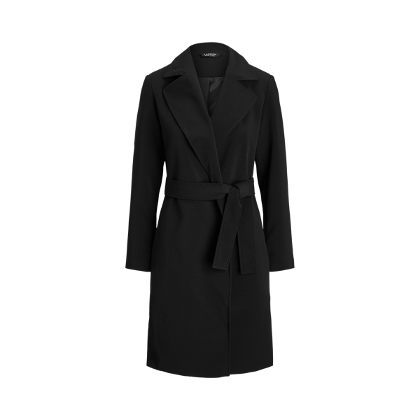Crepe Wrap Coat Lauren 1